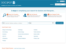Tablet Screenshot of docspot.com